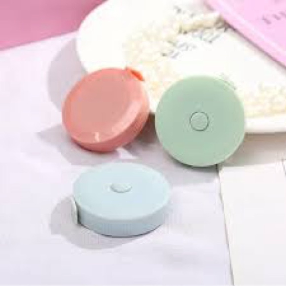 3pc set Tape Measures  in Pastel Colors- choose blue mint green or pink NEW